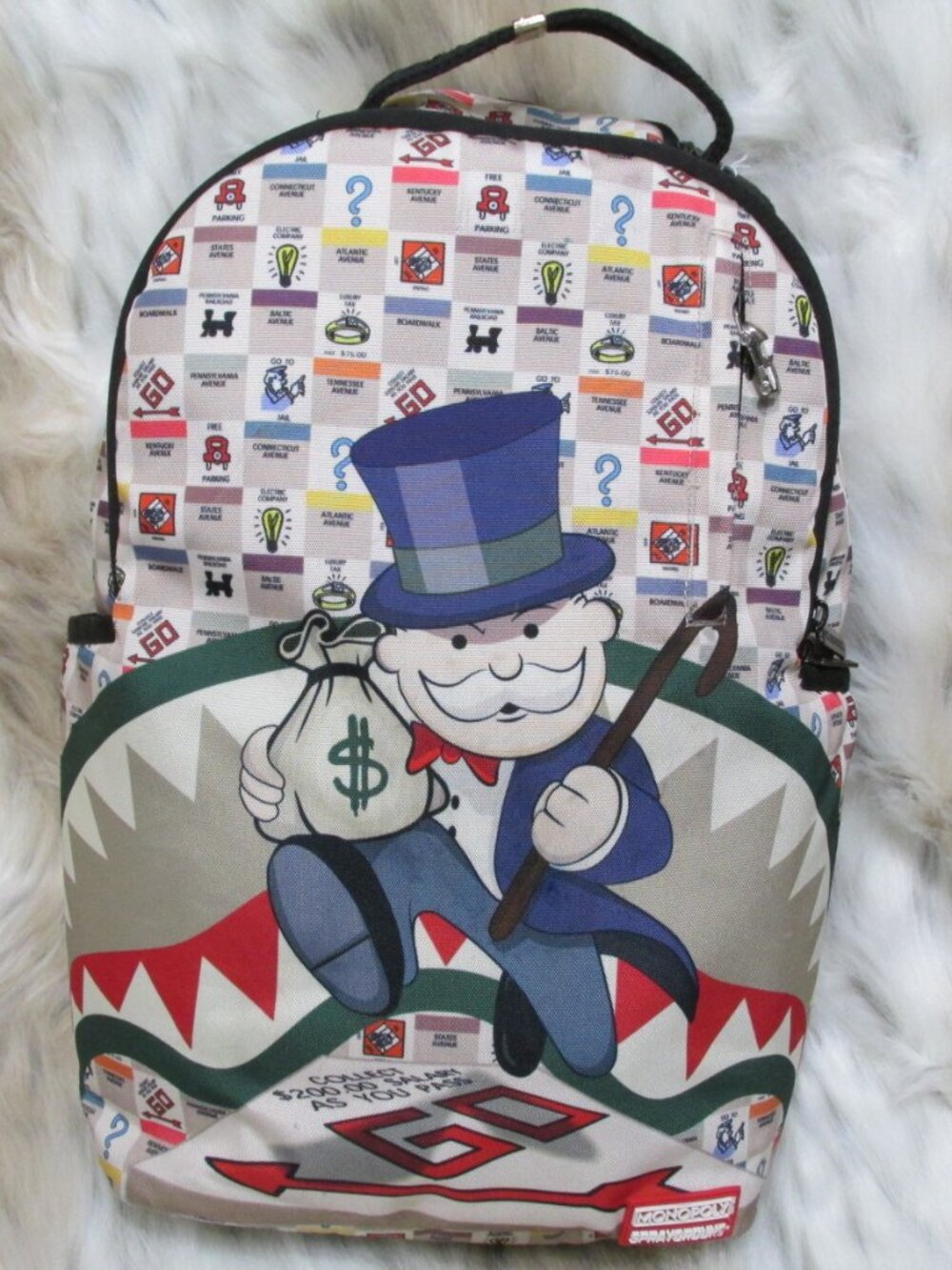 P3409-Sprayground x Monopoly LTD ED Backpack